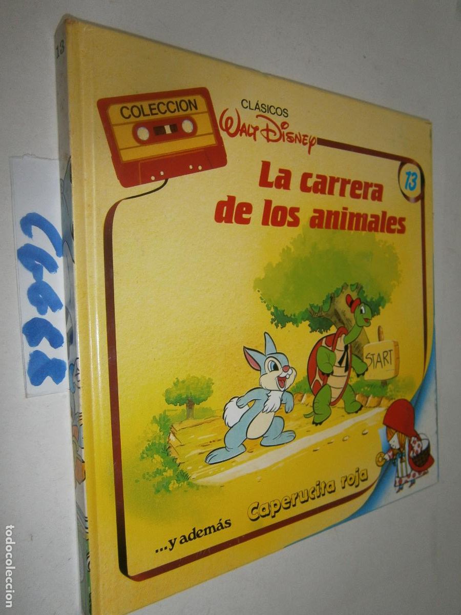 Libros de segunda mano: ANTIGUO CUENTO - LA CARRERA DE LOS ANIMALES/CAPERUCITA ROJA