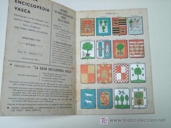 Libros de segunda mano: HERALDICA VASCA 1968 - Foto 2