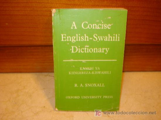 Libros de segunda mano: A CONCISE ENGLISH-SWAHILI DICTIONARY - Foto 1