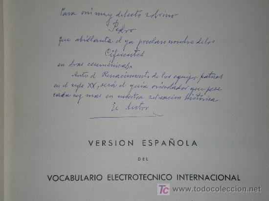 Libros de segunda mano: versi&oacute;n espa&ntilde;ola del vocabulario electr&oacute;nico internacional. - Foto 2