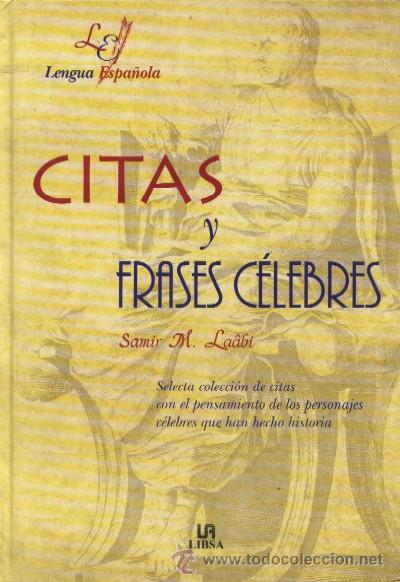 Libros de segunda mano: CITAS Y FRASES CELEBRES  (DIC-3) - Foto 1