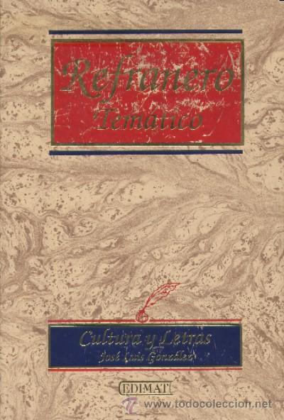 Libros de segunda mano: REFRANERO TEMATICO  (DIC-20) - Foto 1