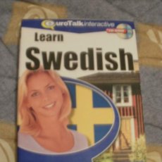 Libros de segunda mano: CDROM LEARN SWEDISH - CURSO DE SUECO CON BASE DE INGLES -LEER DETALLES. Lote 32077375