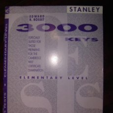 Libros de segunda mano: KEY 3000 TEST, ELEMENTARY LEVEL, STANLEY