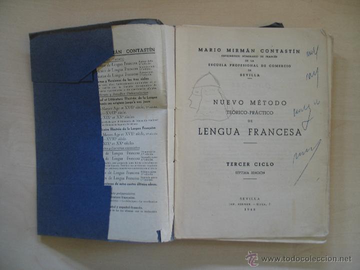 Libros de segunda mano: lengua francesa 3 ciclo (1948) - Foto 1