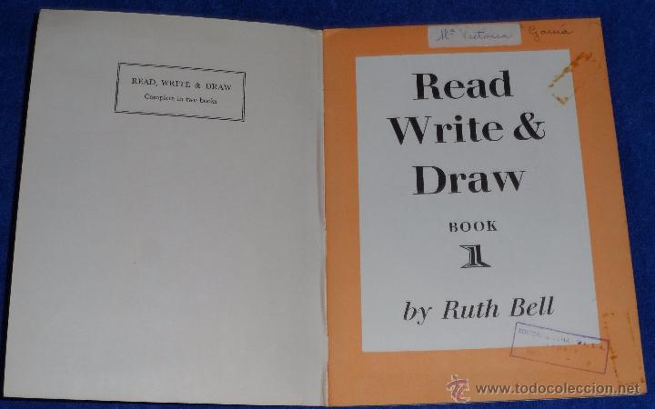 Libros de segunda mano: Read Write and Draw - Ruth Bell - Prentice Hall Press (1965) - Foto 2