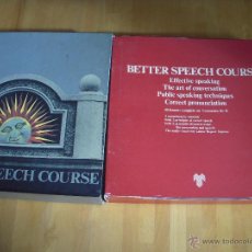 Libros de segunda mano: BETTER SPEECH COURSE, COMPLETO