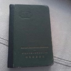 Libros de segunda mano: DICCIONARIO SUECO/INGLES AÑO 1942. Lote 56595674
