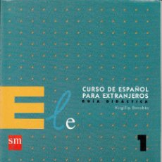 Libros de segunda mano: VIRGILIO BORIBIO. CURSO DE ESPAÑOL PARA EXTRANJEROS. GUÍA DIDÁCTICA. SM, MADRID 1997.Á. Lote 57437257