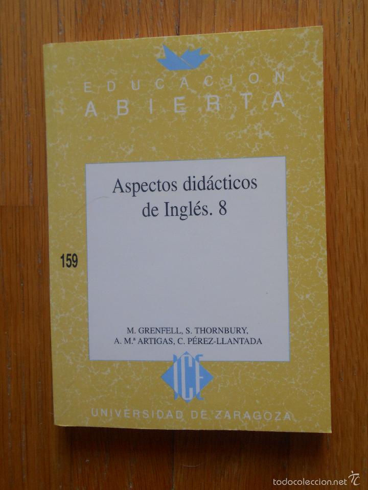 Libros de segunda mano: ASPECTOS DIDACTICOS DE INGLES 8, Varios Autores - Foto 1