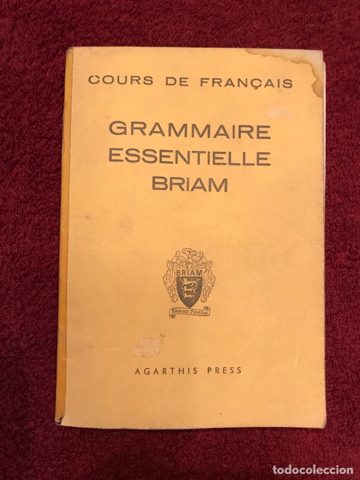 Libros de segunda mano: Libro, &rdquo;Grammaire Essentielle Briam&rdquo; (a.1966) - Foto 1
