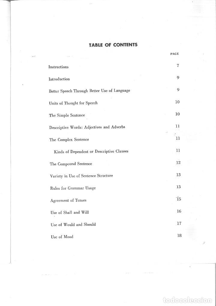 Libros de segunda mano: THE LIVING LANGUAGE BETTER SPEECH COURSE, LOS IDIOMAS VIVIENTES - Foto 2
