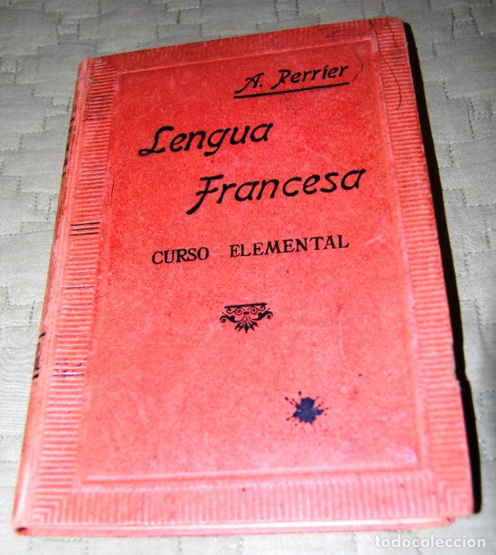 Libros de segunda mano: Lengua francesa, curso elemental. A. Perrier. - Foto 1