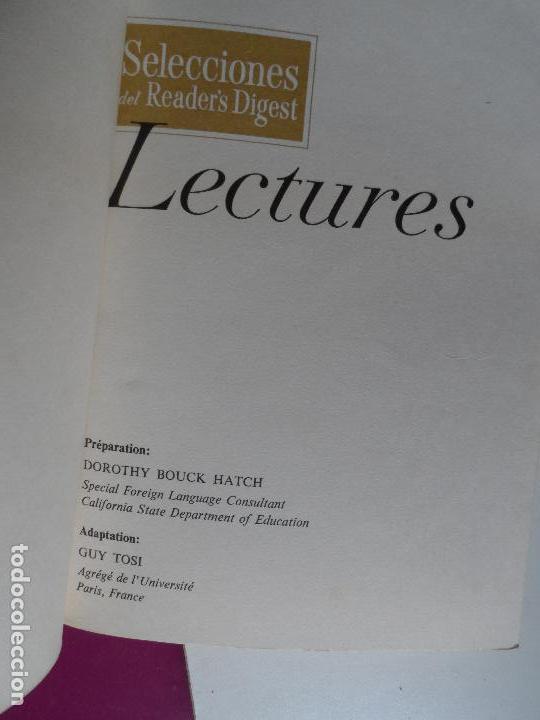 Libros de segunda mano: LECTURES  SELECCIONES DE READER&acute;S DIGEST - FRANCES - Foto 2