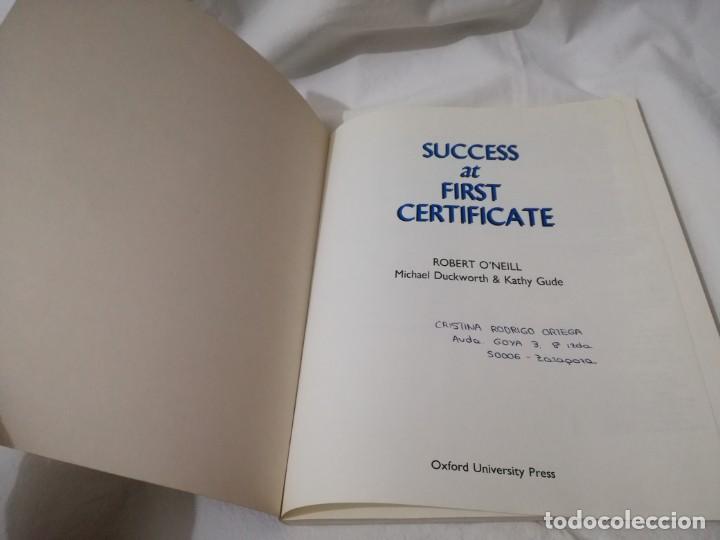 Libros de segunda mano: succes and first certificate	/	robert o&acute;neill	/		/	gui5 - Foto 4