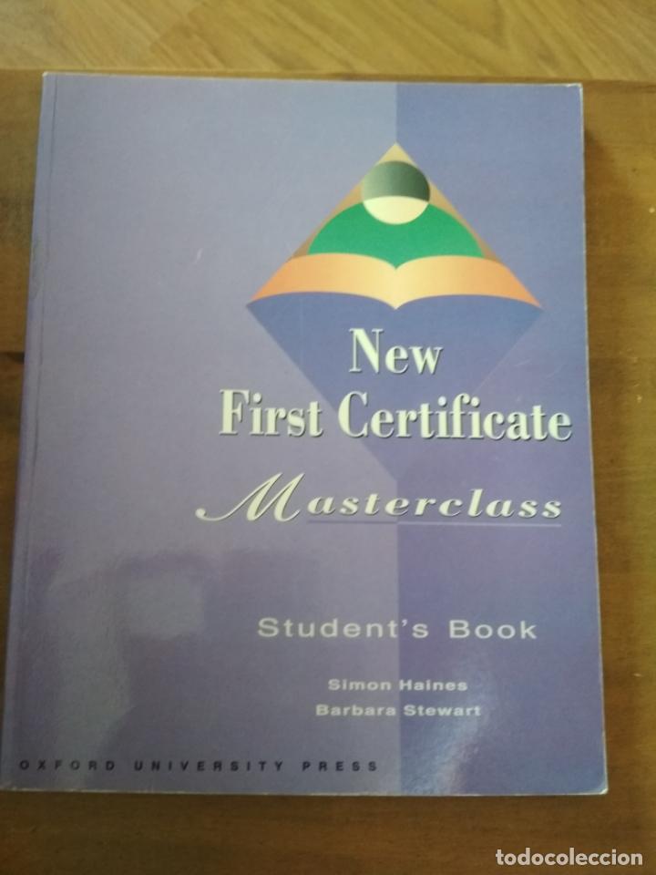 Libros de segunda mano: NEW FIRST CERTIFICATE: MASTERCLASS - STUDENTS BOOK - Foto 1