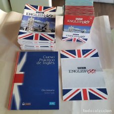 Libros de segunda mano: CURSO BBC ENGLISH GO! COMPLETO,15 MANUALES,30 DVD,30 CD ROM,DICCIONARIO ESPAÑOL-INGLÉS,BUEN ESTADO