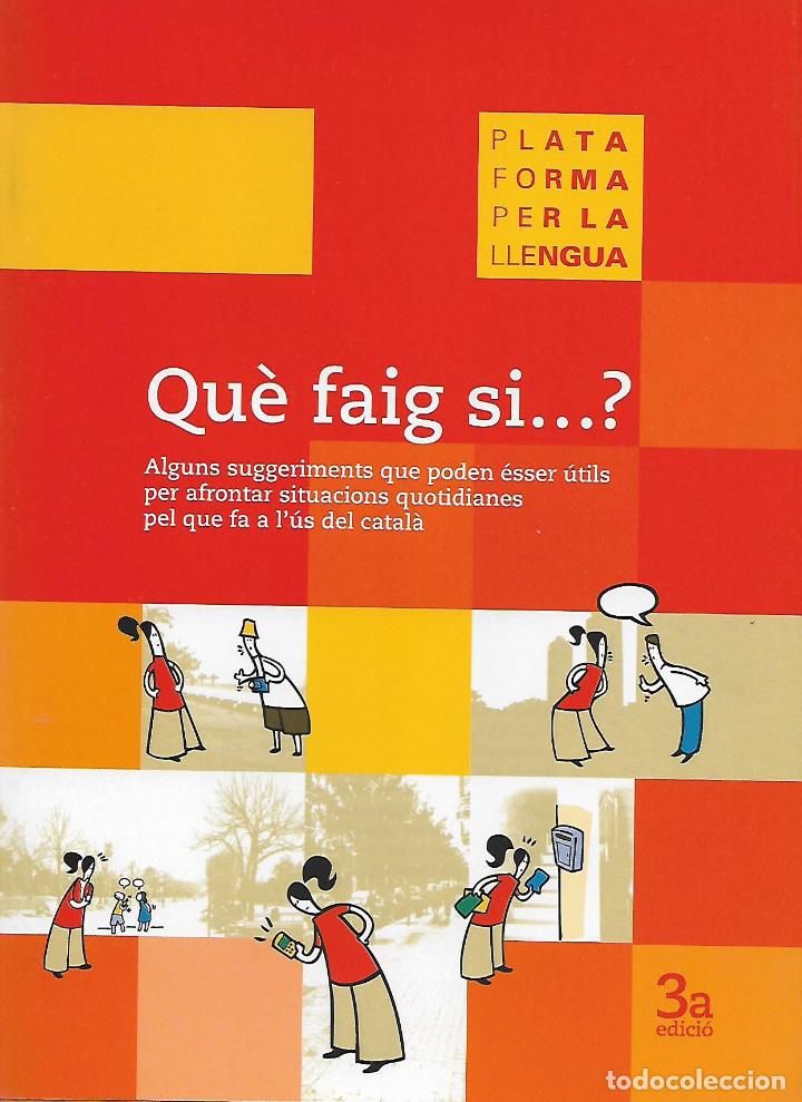 Libros de segunda mano: Qu&egrave; faig si ...? Gram&aacute;tica catalana - Foto 1