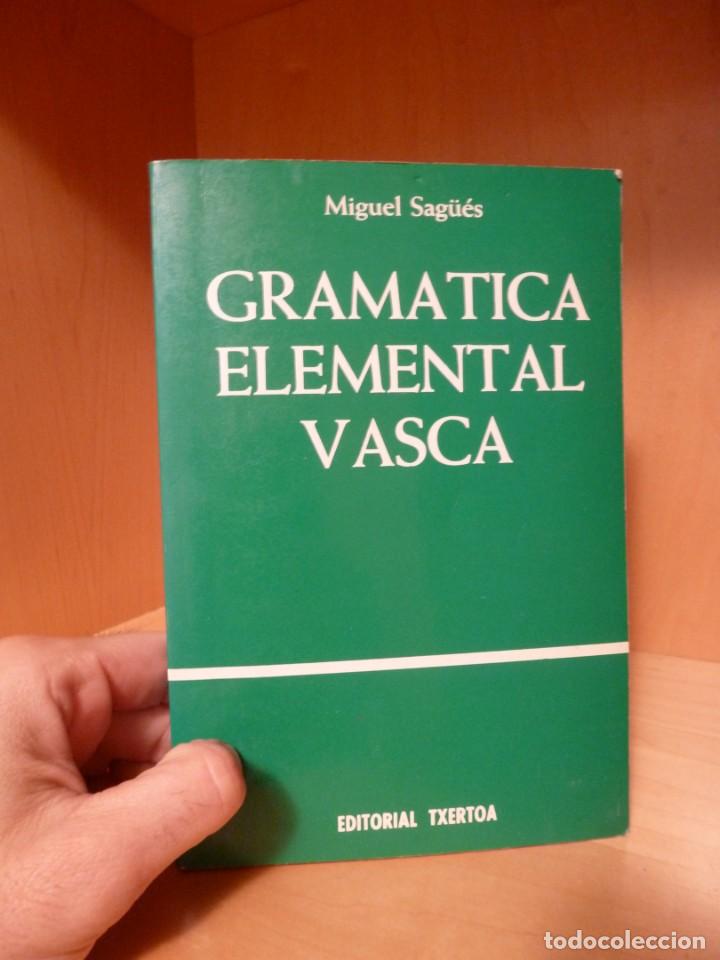 Libros de segunda mano: GRAM&Aacute;TICA ELEMENTAL VASCA. MIGUEL SAG&Uuml;&Eacute;S. EDITORIAL TXERTOA - Foto 1