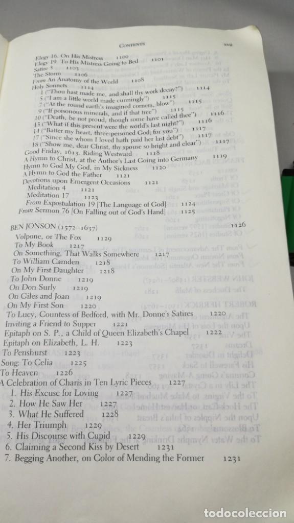 Libros de segunda mano: THE NORTON ANTHOLOGY ENGLISH LITERATURE ANTOLOGÍA LITERATURA INGLESA FILOLOGÍA VOL 1 - Foto 16 - 158405098