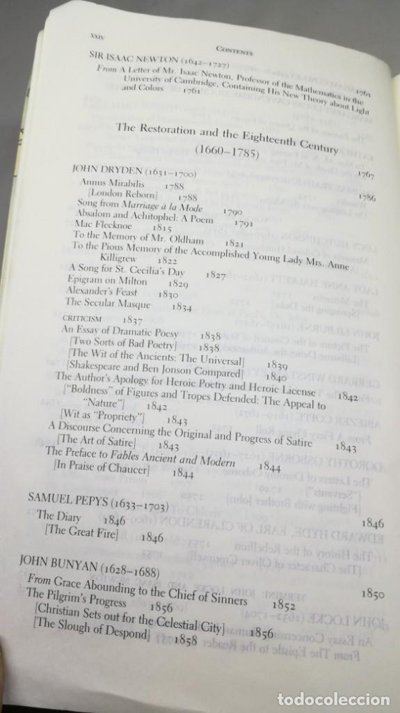 Libros de segunda mano: THE NORTON ANTHOLOGY ENGLISH LITERATURE ANTOLOGÍA LITERATURA INGLESA FILOLOGÍA VOL 1 - Foto 23 - 158405098