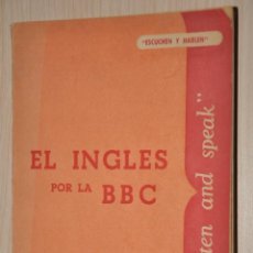 Libros de segunda mano: EL INGLES POR LA BBC, QUINTA PARTE, LISTEN AND SPEAK, VER TARIFAS ECONOMICAS ENVIOS