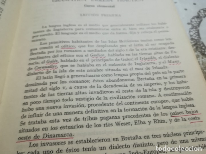 Libros de segunda mano: Gram&aacute;tica inglesa pr&aacute;ctica. Curso elemental - Prof. Julio Llorens Ebrat - Foto 5