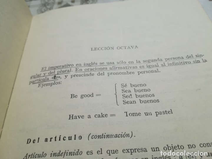 Libros de segunda mano: Gram&aacute;tica inglesa pr&aacute;ctica. Curso elemental - Prof. Julio Llorens Ebrat - Foto 6