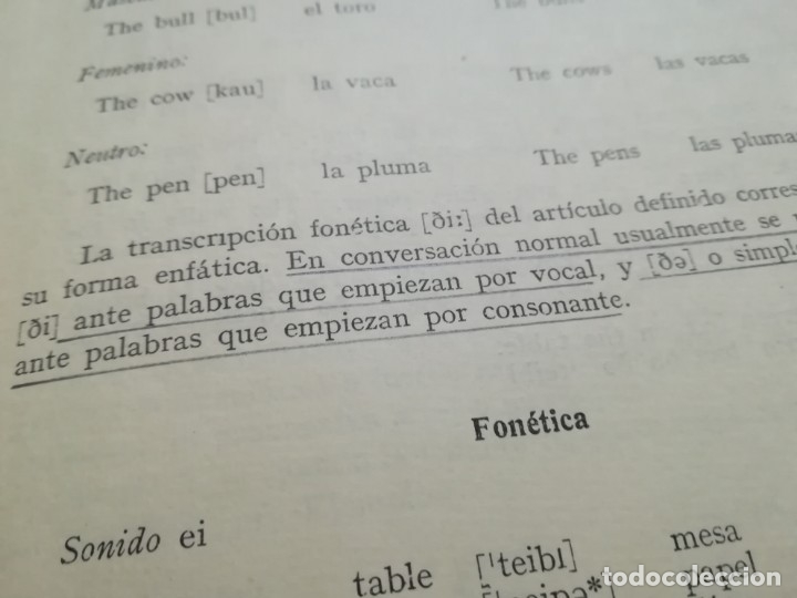 Libros de segunda mano: Gram&aacute;tica inglesa pr&aacute;ctica. Curso elemental - Prof. Julio Llorens Ebrat - Foto 7