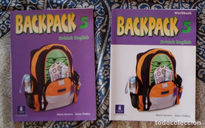 Libros de segunda mano: Backpack 5 students book + workbook - Foto 1