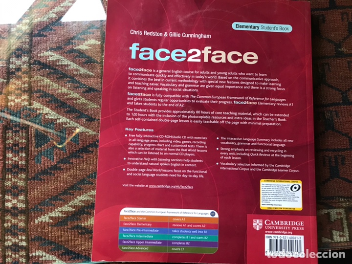 Libros de segunda mano: Face 2 face. Elementary. Student&rsquo;s book. Como nuevo - Foto 2