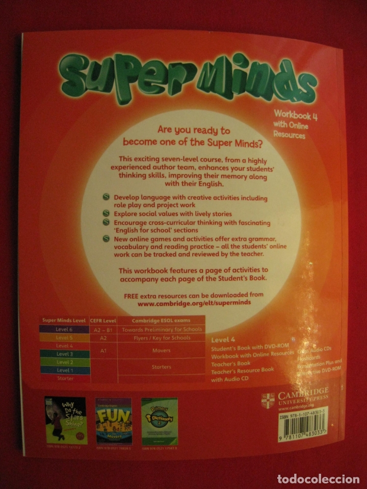 Libros de segunda mano: SUPER MINDS - WORKBOOK 4 WITH ONLINE RESOURCES - CAMBRIDGE - EN INGLES. - Foto 9