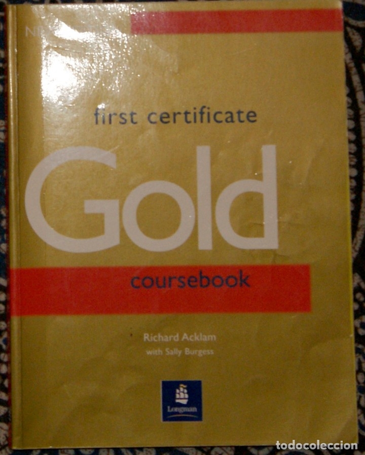 Libros de segunda mano: Gold first certificate coursebook - Foto 1