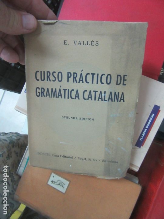 Libros de segunda mano: Curso pr&aacute;ctico de gram&aacute;tica catalana, E. Vall&egrave;s. L.6611-603 - Foto 1