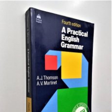 Livres d'occasion: A PRACTICAL ENGLISH GRAMMAR | THOMSON & MARTINET | OXFORD 1986. Lote 315549748