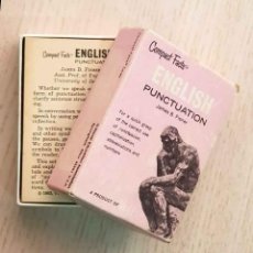Libros de segunda mano: ENGLISH PUNCTUATION - FISHER, JAMES B.. Lote 192337405