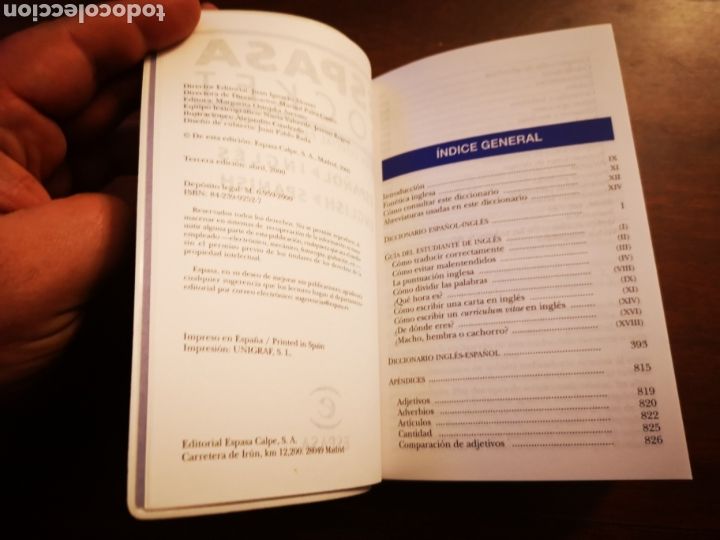 Diccionario Es Pasa Pocket Edici n Especial Pa Comprar Cursos De