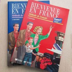 Libros de segunda mano: BIENVENUE EN FRANCE, MÉTHODE DE FRANÇAIS. TOMES 1 ET 2 - MONNERIE, ANNIE. Lote 198499968