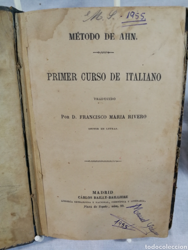 Libros de segunda mano: CURSO DE ITALIANO METODO AHN - Foto 1