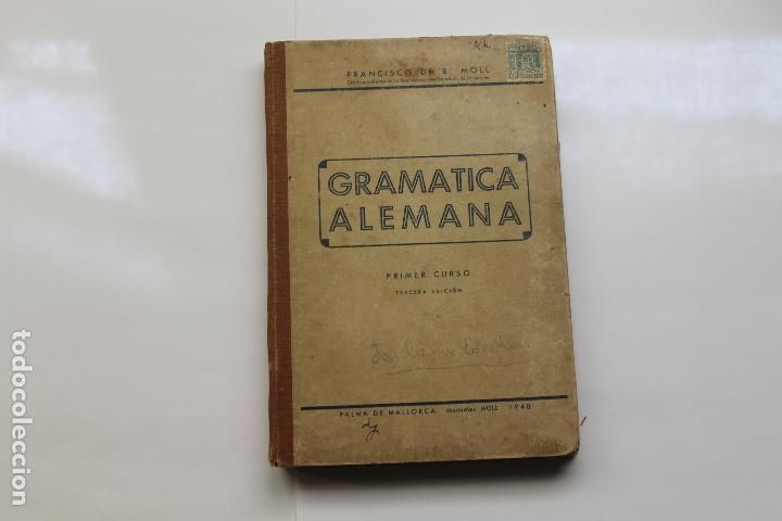 Libros de segunda mano: GRAM&Aacute;TICA ALEMANA. PRIMER CURSO - Foto 1