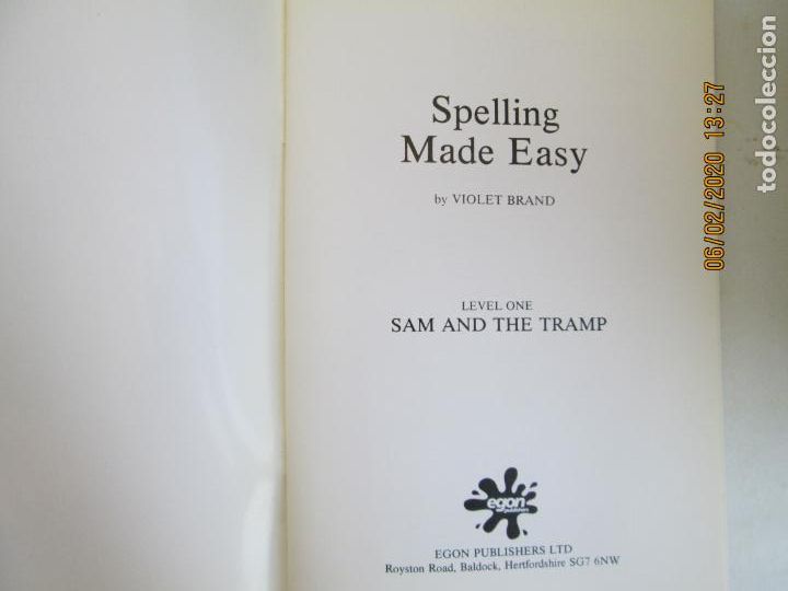 Libros de segunda mano: SPELLING MADE EASY - LEVEL 1 - VIOLET BRAND - 2001. - Foto 2