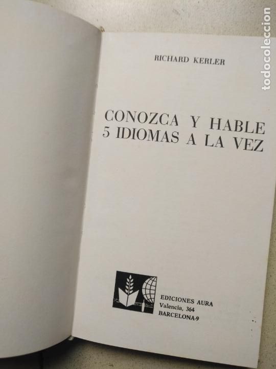 Libros de segunda mano: CONOZCA Y HABLE IDIOMAS BILBIOTECA LA LLAVE - Foto 4