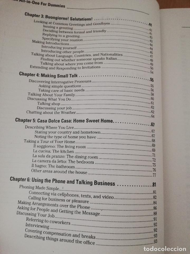 Libros de segunda mano: ITALIAN ALL - IN - ONE FOR DUMMIES - Foto 6