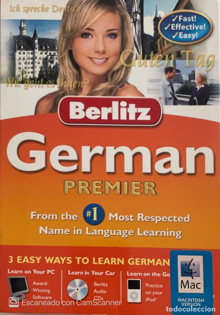 Libros de segunda mano: BERLITZ. German Premier. Versi&oacute;n Macintosh. Contiene libro y 8 CDs. - Foto 1