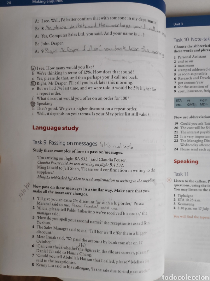 Libros de segunda mano: Libro. Telephoning in English. Libro de formacion - Foto 7