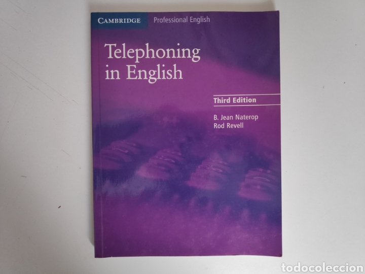 Libros de segunda mano: Libro. Telephoning in English. Libro de formacion - Foto 1