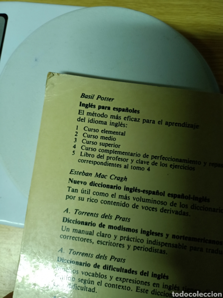 Libros de segunda mano: Ingles para espa&ntilde;oles - Basil Potter 1994 - Foto 3