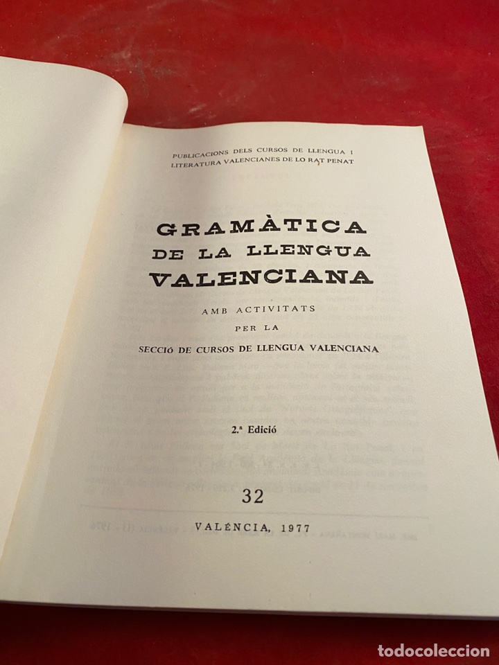 Libros de segunda mano: Gram&aacute;tica de la lengua Valenciana - Foto 2