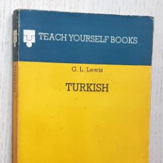 Livres d'occasion: TURKISH (TEACH YOURSELF BOOKS) - LEWIS, G.L.. Lote 238769340