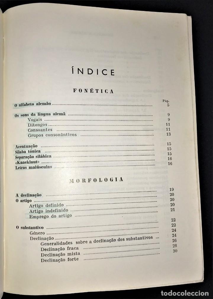 Libros de segunda mano: Gram&aacute;tica Elementar da L&iacute;ngua Alem&atilde; de Vaz Pires - Foto 3
